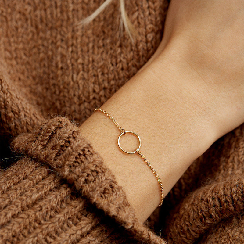 Gold Hoop Bracelet