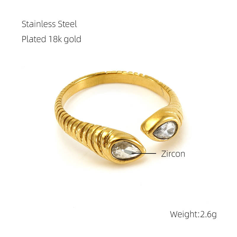 Fashion Gold Diamond RIng