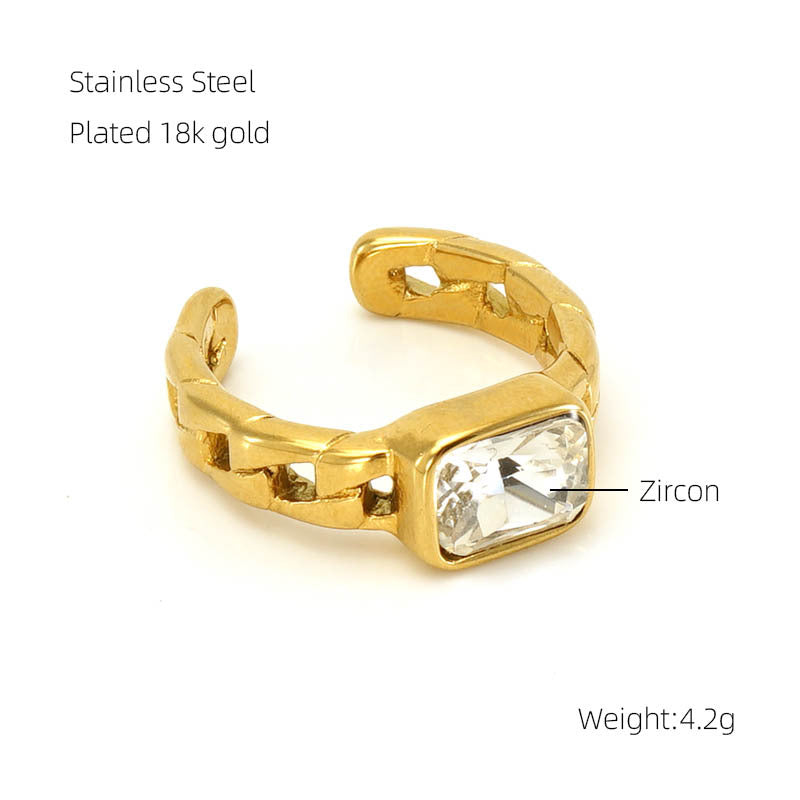 Fashion Gold Diamond RIng